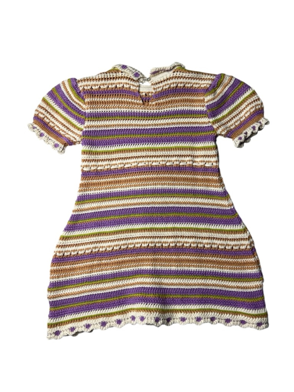Bebe Organic Paloma Dress In Summer Crochet Girl’s Size 2y Nwt — image 4 of 4